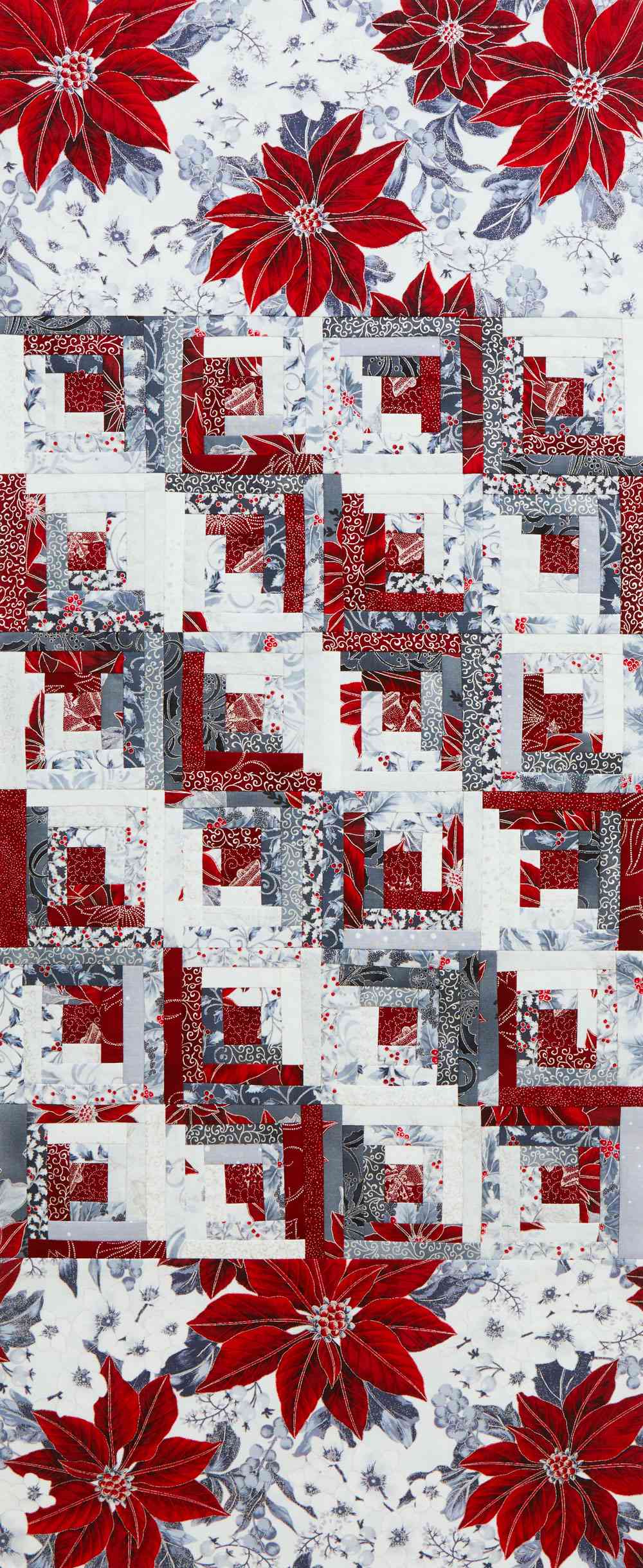 Cabin Flurries INSTANT DOWNLOAD Julie Wurzer for PatchAbilities Table Runner