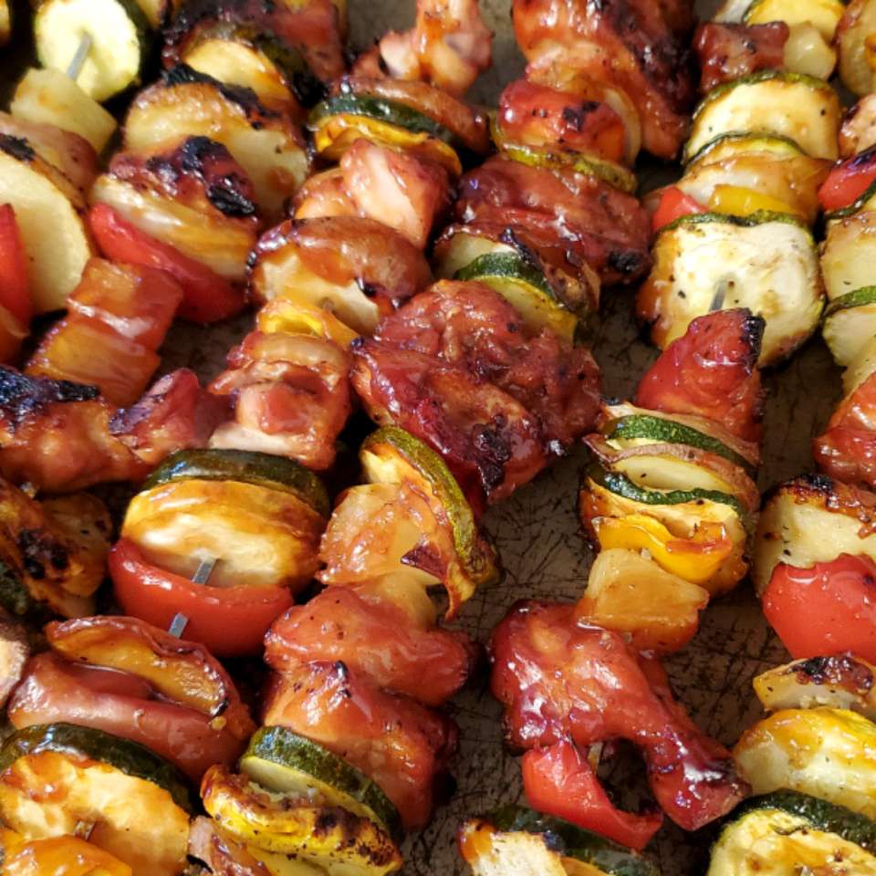 Ultra Easy Pineapple Chicken Kabobs_image