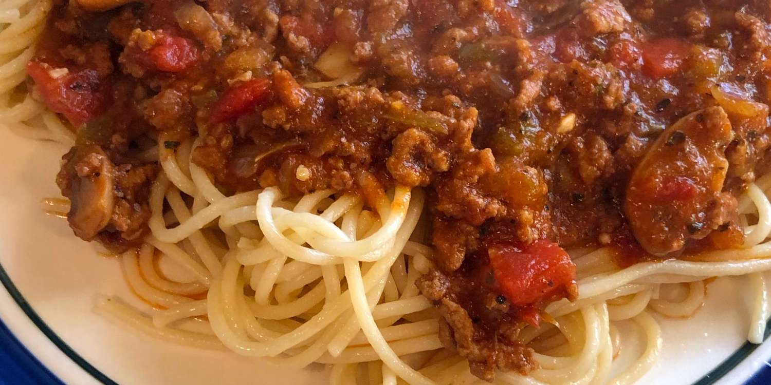 Homemade Spaghetti Sauce with Ground Beef Recipe