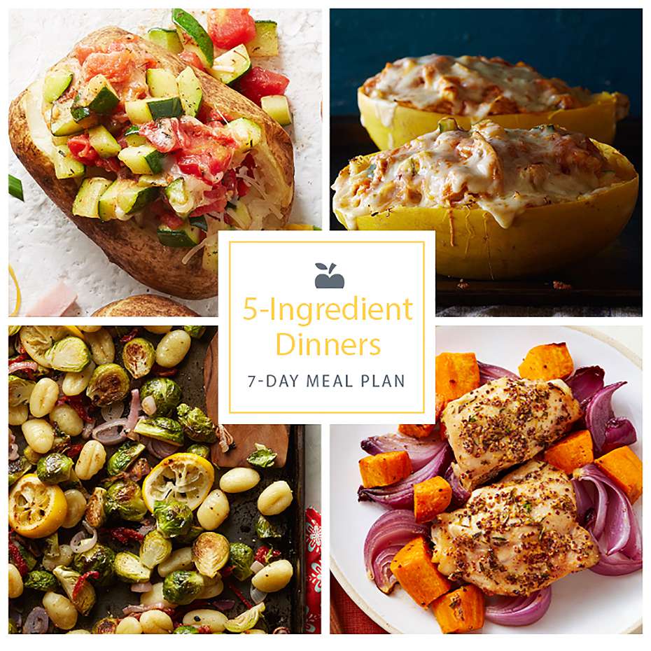 7-Day Meal Plan: Easy 5-Ingredient Dinners | EatingWell