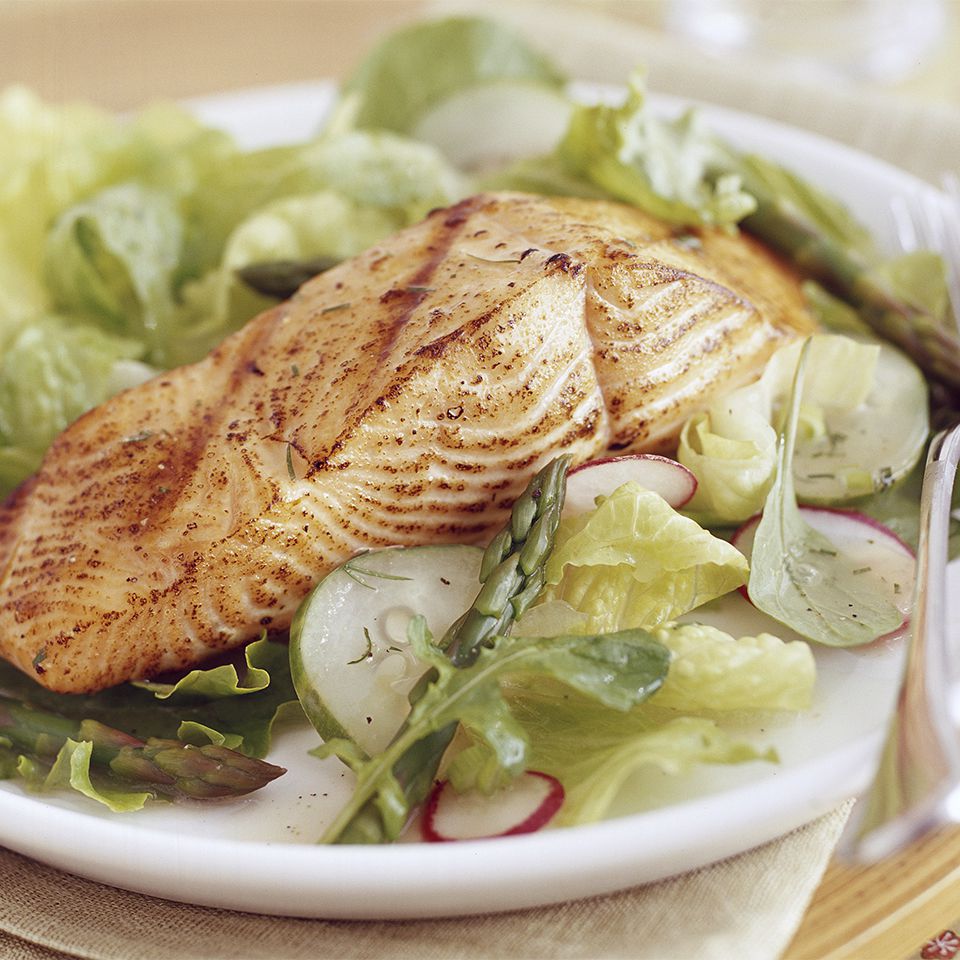 Grilled Salmon Salad With Oil Free Vinaigrette Recipe Eatingwell,How To Saute Onions