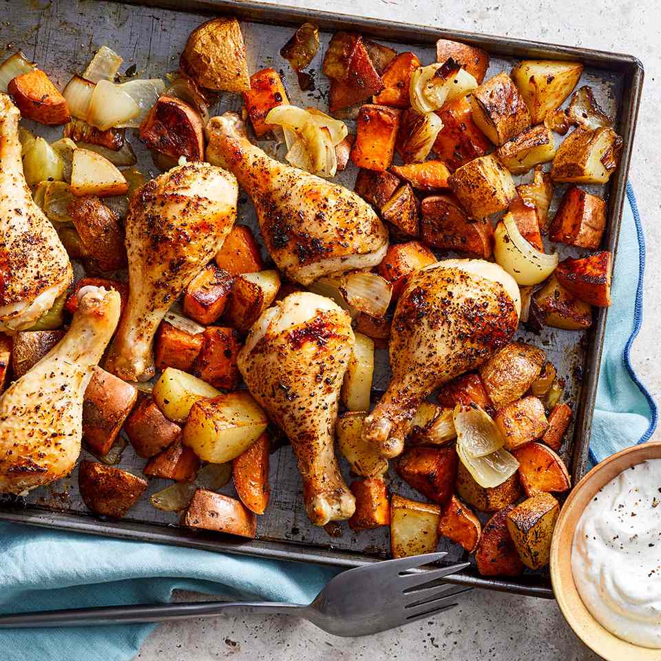 Oven Baked Chicken Drumsticks With Potatoes Recipe Eatingwell,Asparagus Season Uk