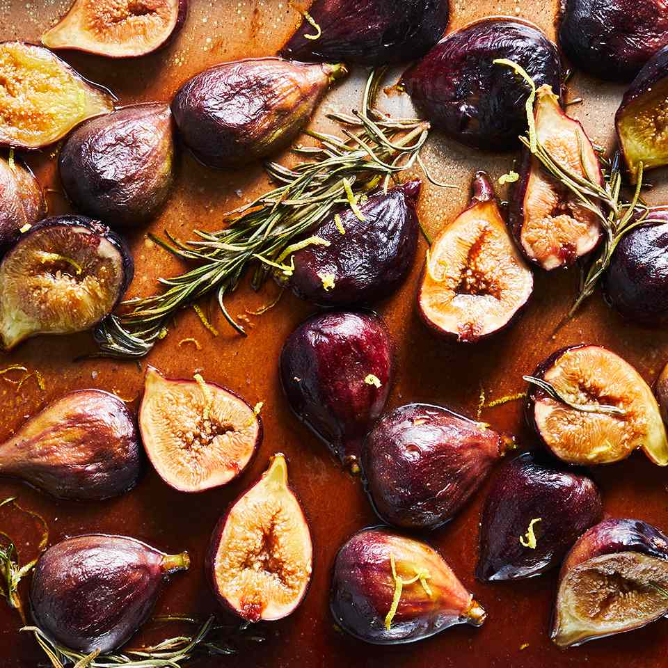 studie Rekvisitter Byblomst Honey, Balsamic & Rosemary Roasted Figs Recipe | EatingWell