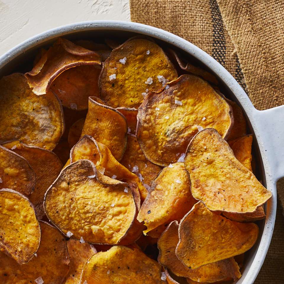 Air Fryer Sweet Potato Chips Recipe Eatingwell