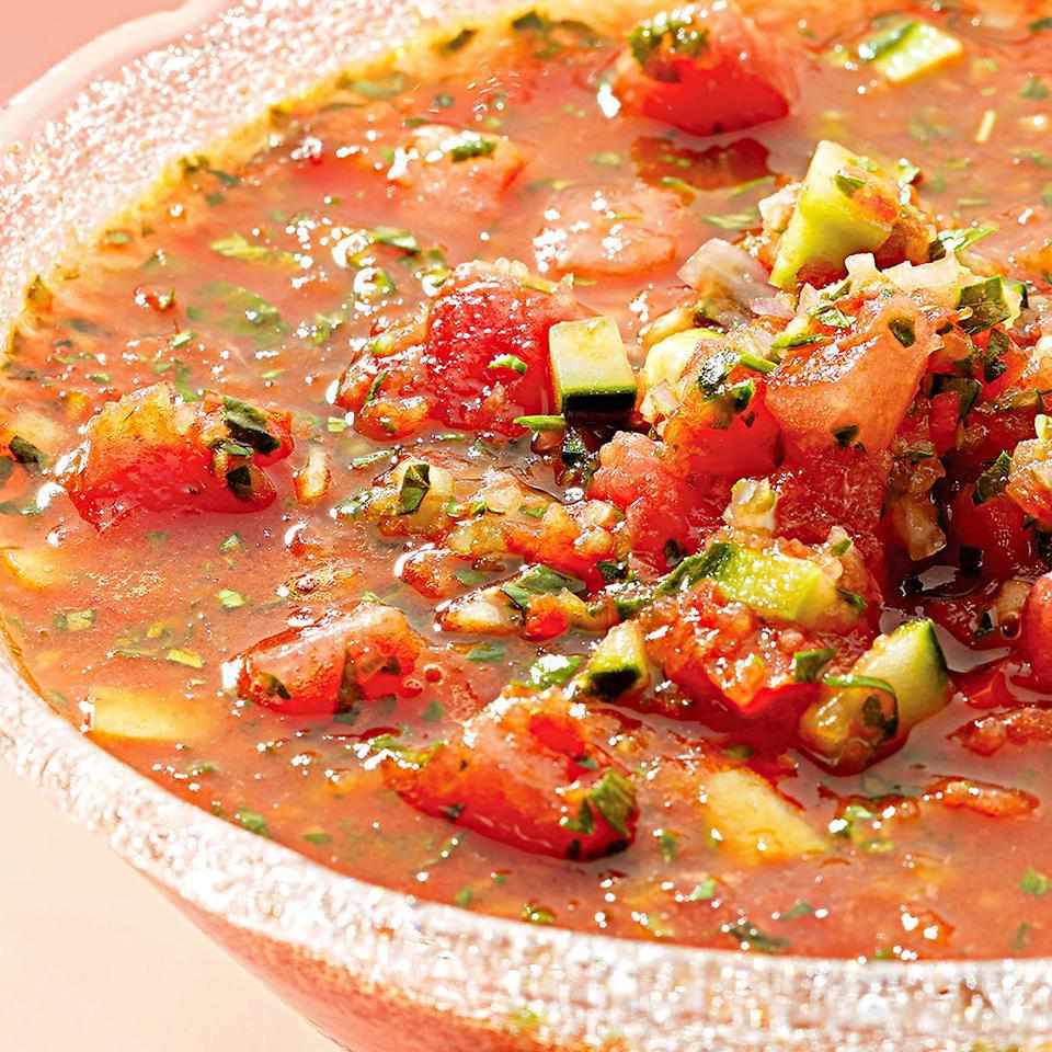 Watermelon Gazpacho Recipe | EatingWell