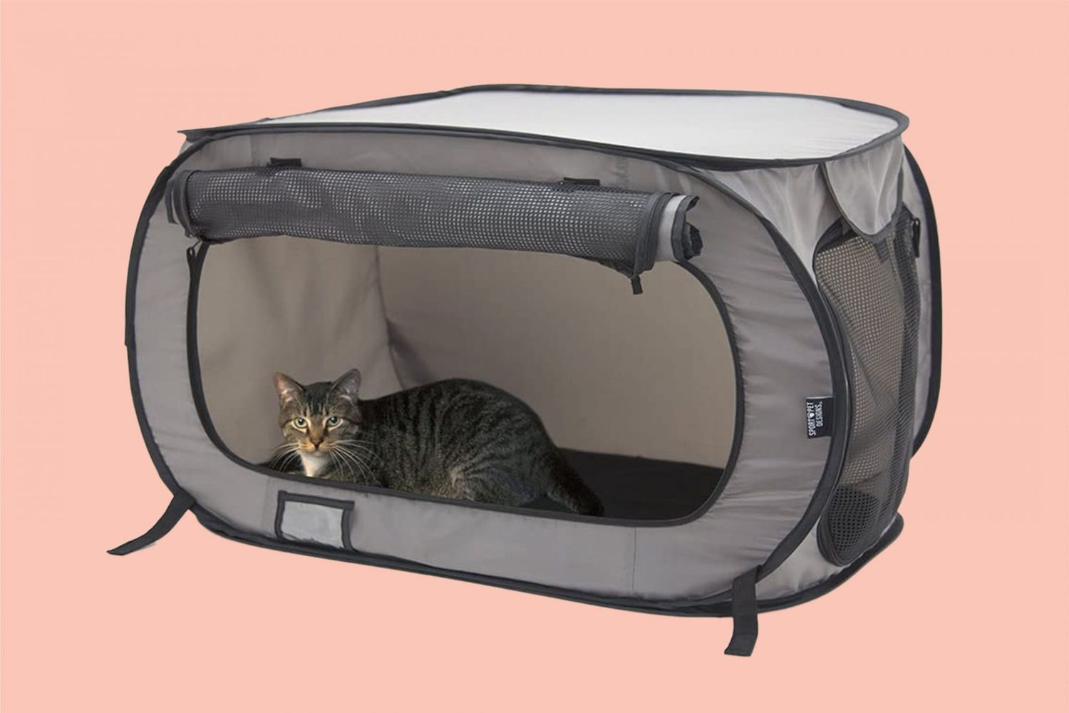 Meow&Woof Cat Cage Indoor Playpen Kitten House Large Size Cats Carrier for Car Travel Portable Kennel Outdoor Shower Drying Box Tent for Yard 