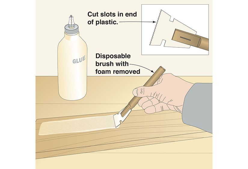 Glue roller spreader. More information in comments : r/woodworking