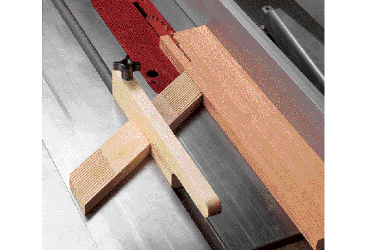 Details about   WoodRiver Miter Track Wooden Featherboard