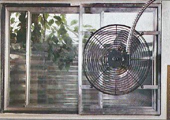 Basement Window Exhaust Fan Wood, Basement Window Ventilation Fan