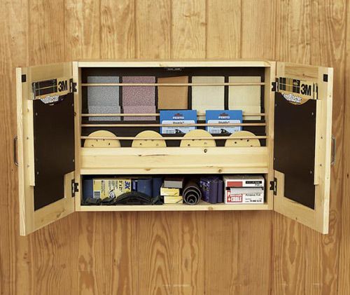 Get-It-All Together Sandpaper Cabinet Woodworking Plan