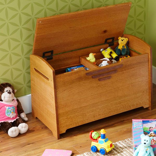 Toy Box Blanket Chest Woodworking Plan, Childrens Wooden Toy Box Plans