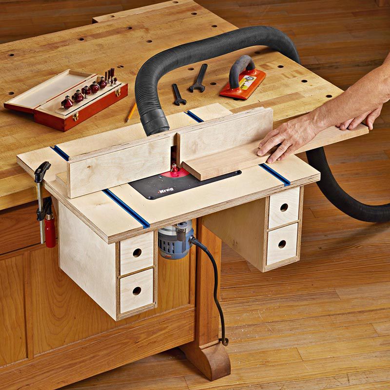 wood router table