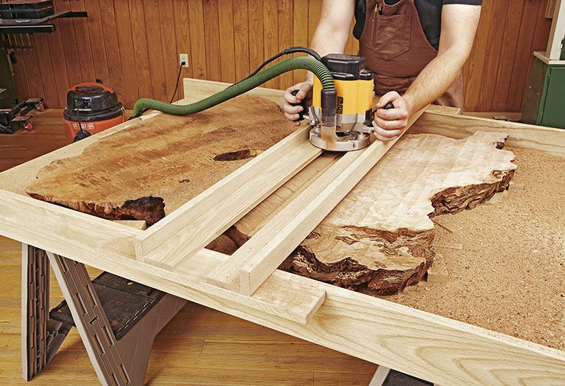 How To Work With Natural Edge Slabs Wood, Wood Slab Table Ideas