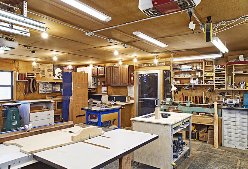 How to Choose the Best Lighting for Your Garage Workshop - The
