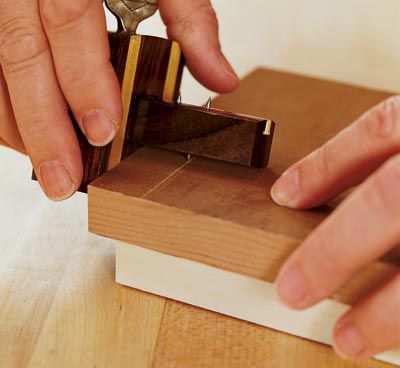 Mini Marking Gauge 130mm Marking Woodwork Carpentry Measuring Hardwood Body 