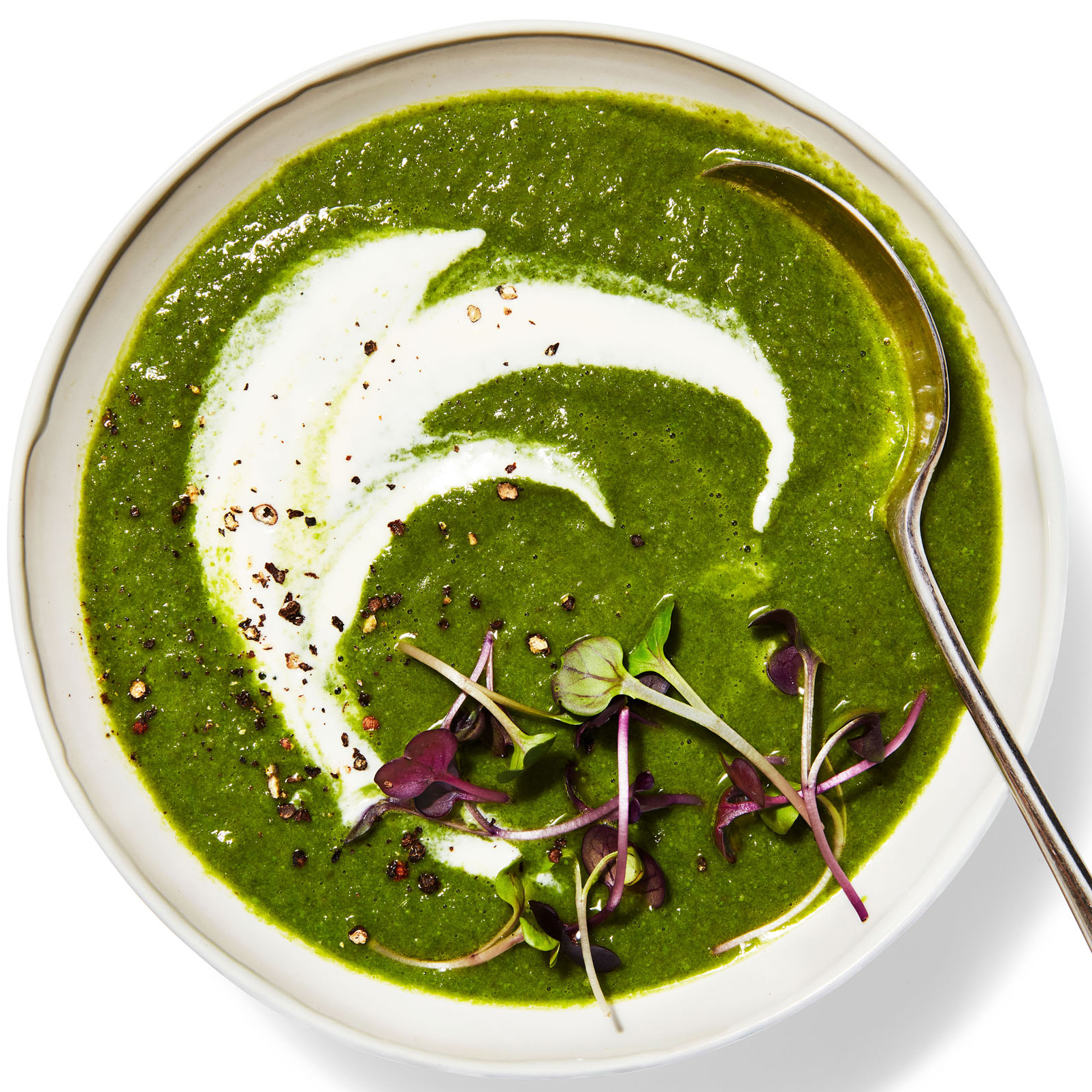 Spinach & Pea Soup recipe | Rachael Ray In Season