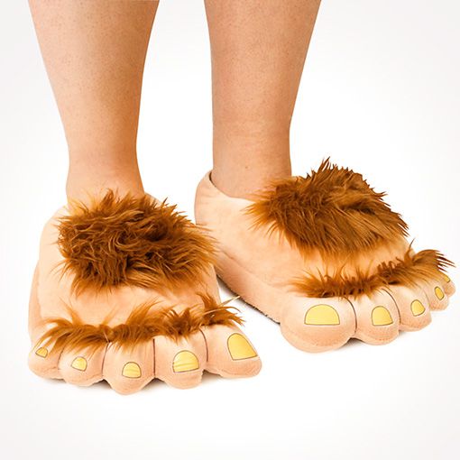 fluffy feet slippers