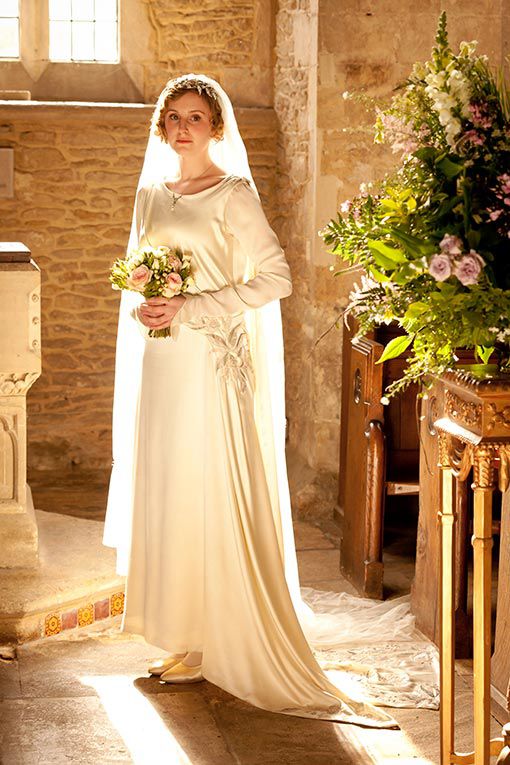 lady edith's wedding dress