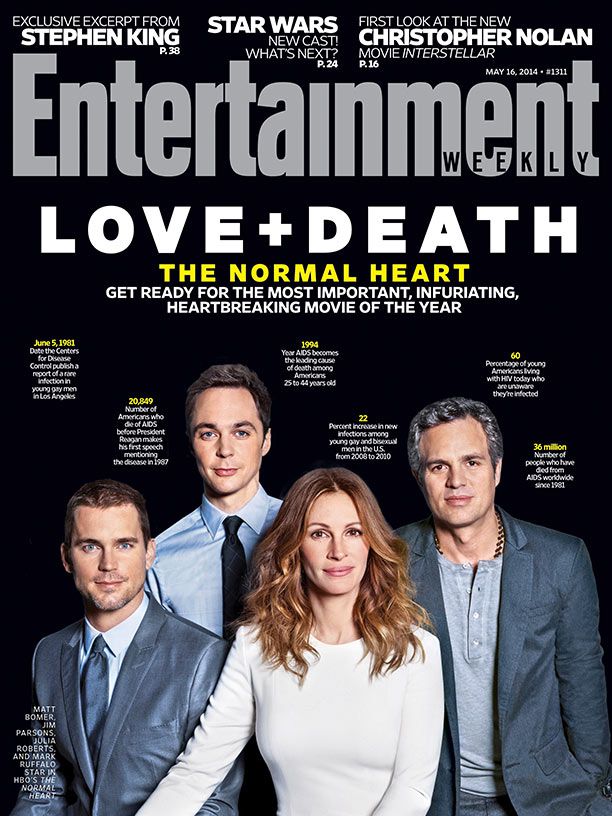 This Week's Cover: The emotional journey to 'The Normal Heart' | EW.com