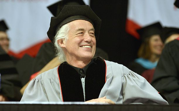 Jimmy Page, Puff Daddy receive honorary doctorates 