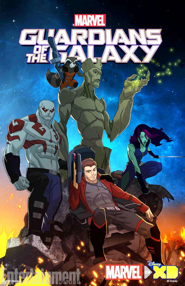 Check out this exclusive key art from the 'Guardians of the Galaxy' TV show  