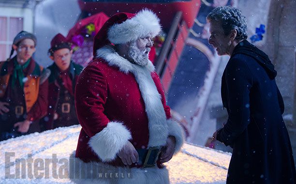 Doctor Who 10x8 Unsigned Still 2 Peter Capaldi and Nick Frost 