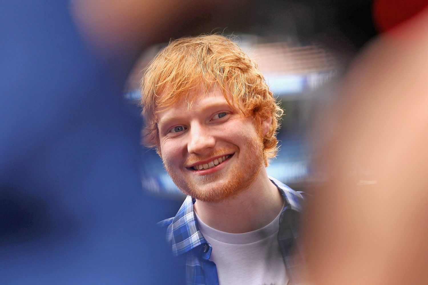 Ed Sheeran reports the weather for Radio 1: 'Do not wear slippers outside'  