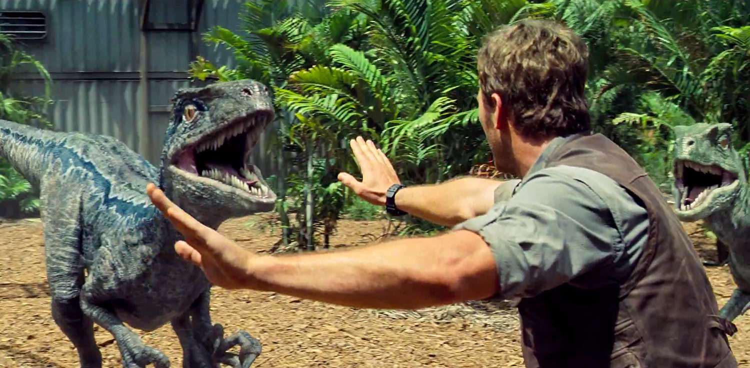 Chris Pratt Jurassic World pose sparks zoo meme 