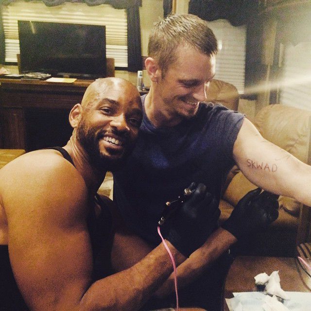 Comorama referentie fiets The 'Suicide Squad' cast gave each other matching tattoos | EW.com