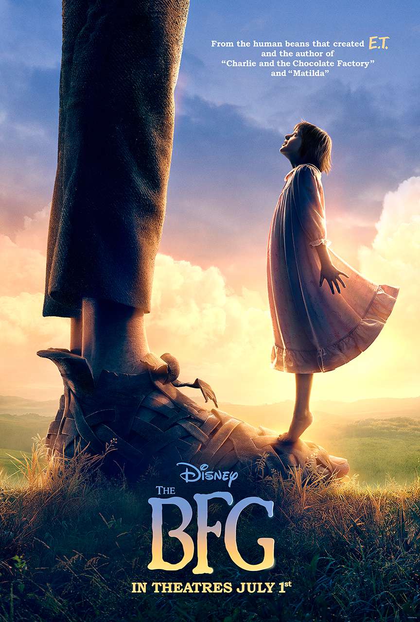 CHOOSE YOUR SIZE The BFG Poster Movie 2016 Roald Dahl Steven Spielberg FREE P+P 