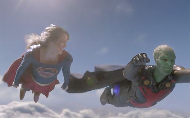 Supergirl sneak peek: Kara and Martian Manhunter take flight 