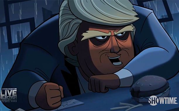 Stephen Colbert depicts Donald Trump's rise in animated short 