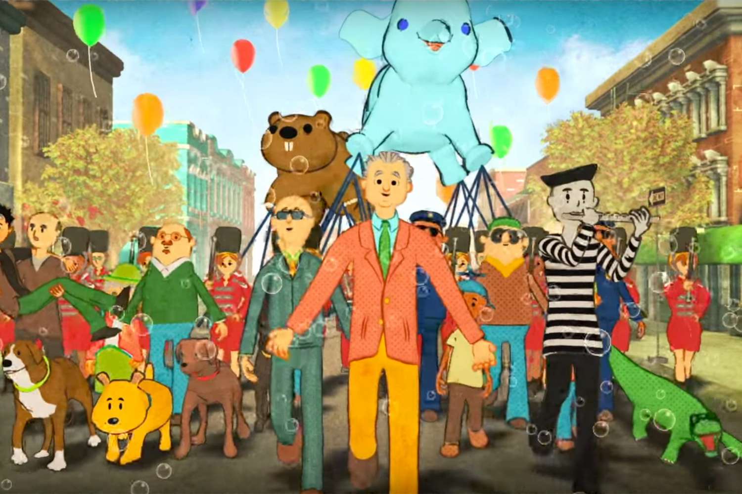 Bill Murray is animated and happy in new music video 