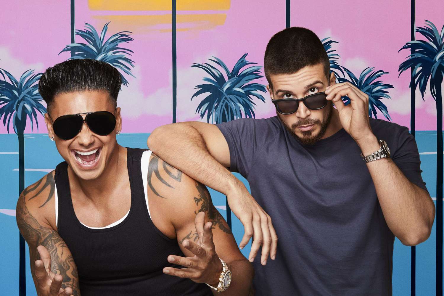 Jersey Shore stars Pauly D and Vinny 