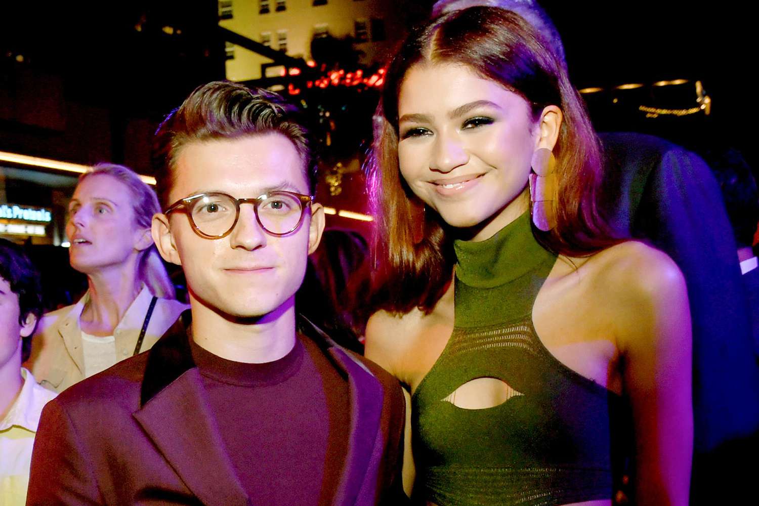 Spider Man Far From Home S Zendaya Tom Holland Are Very Competitive With Each Other Ew Com