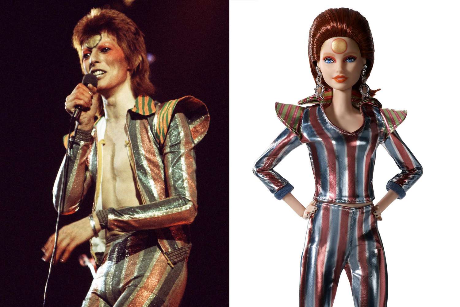 David Bowie's Ziggy Stardust Barbie debuts from