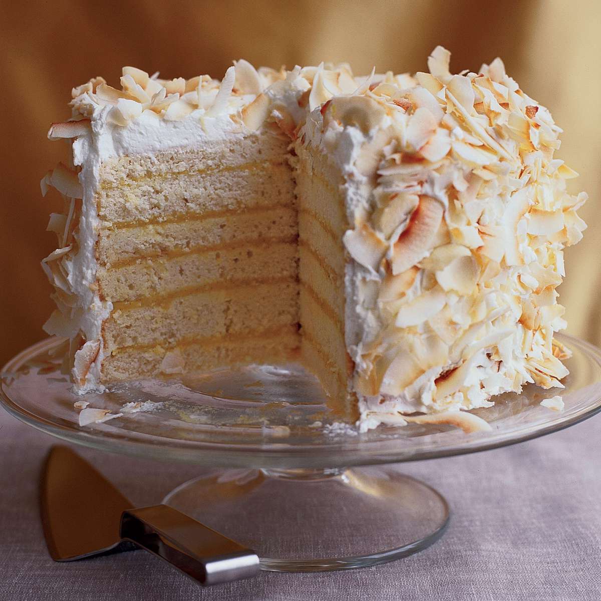Six-Layer Coconut Cake with Passion Fruit Filling Recipe - Cynthia Wong |  Food &amp; Wine