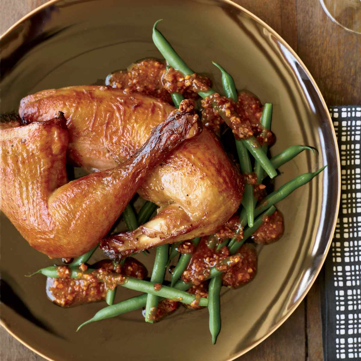 Tea-Smoked Roast Chickens Recipe - Andrea Reusing | Food & Wine