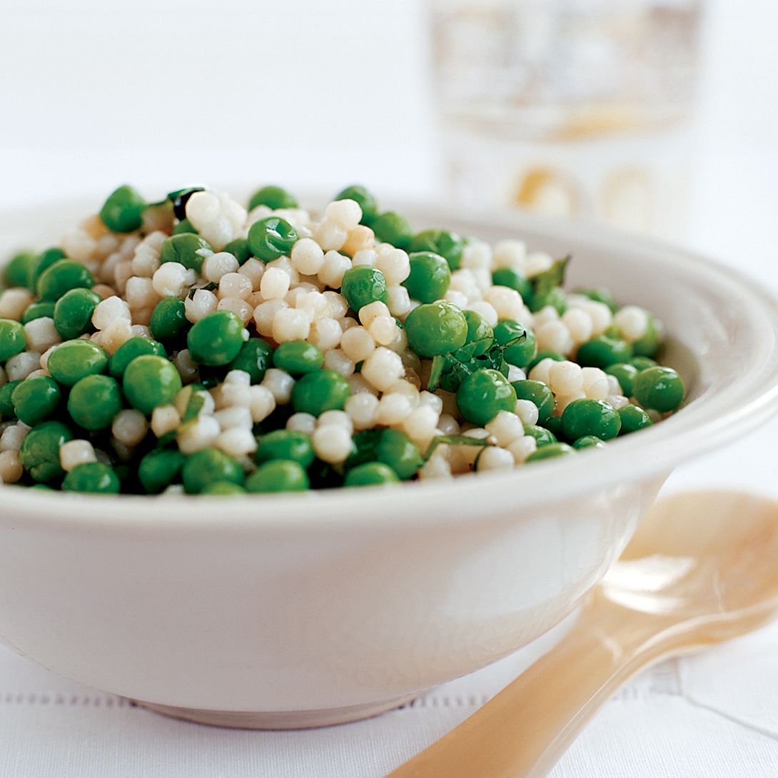 Israeli Couscous with Peas and Mint