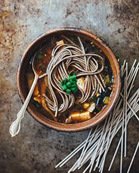 Hot and Sour Soba Noodle Soup Recipe - Molly Yeh | Food &amp; Wine
