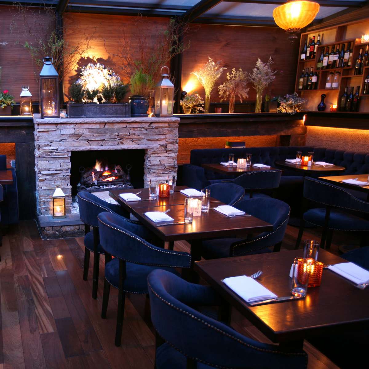 Bars And Restaurants, Fireplace Restaurant New York. 