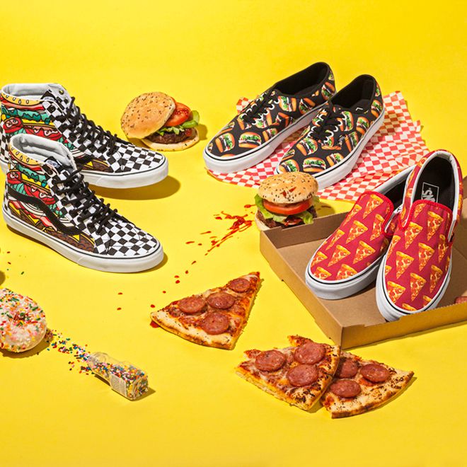 vans food shoes