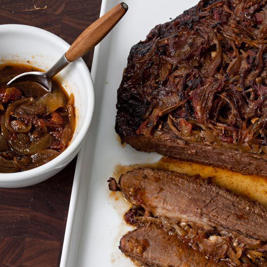 Holiday Beef Brisket With Onions Recipe Bruce Aidells Food Wine