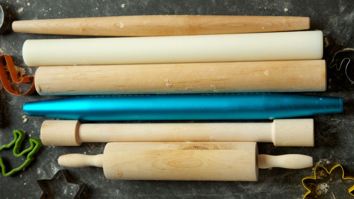 French Rolling Pin for Baking Tapered Beech Wood pins Pizza Dough Hand crafted 
