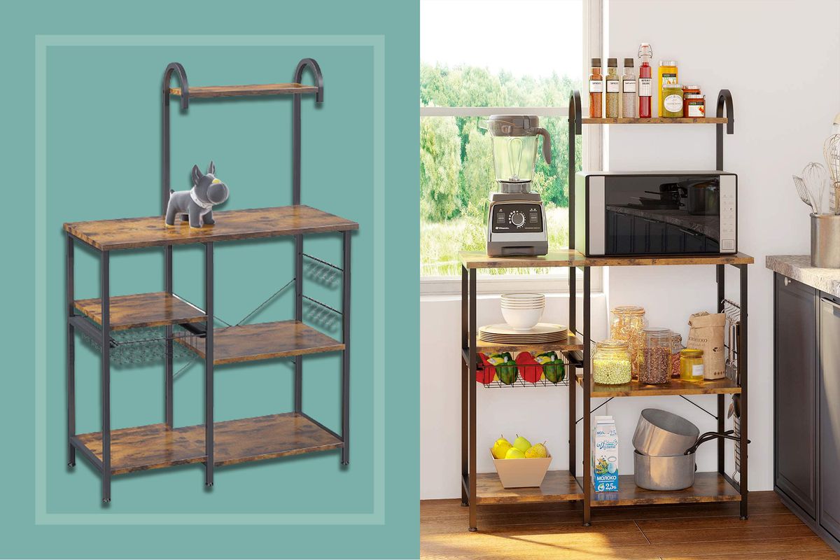 Shoppers Use Odk's Utility Kitchen Storage Rack as a Small Space 