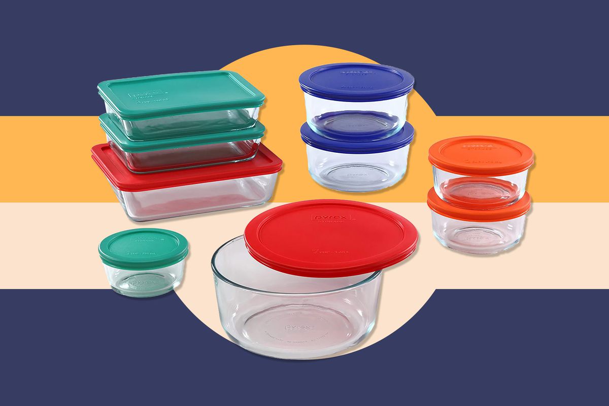 Pyrex Simply Store Glass Rectangular Round Food Container 